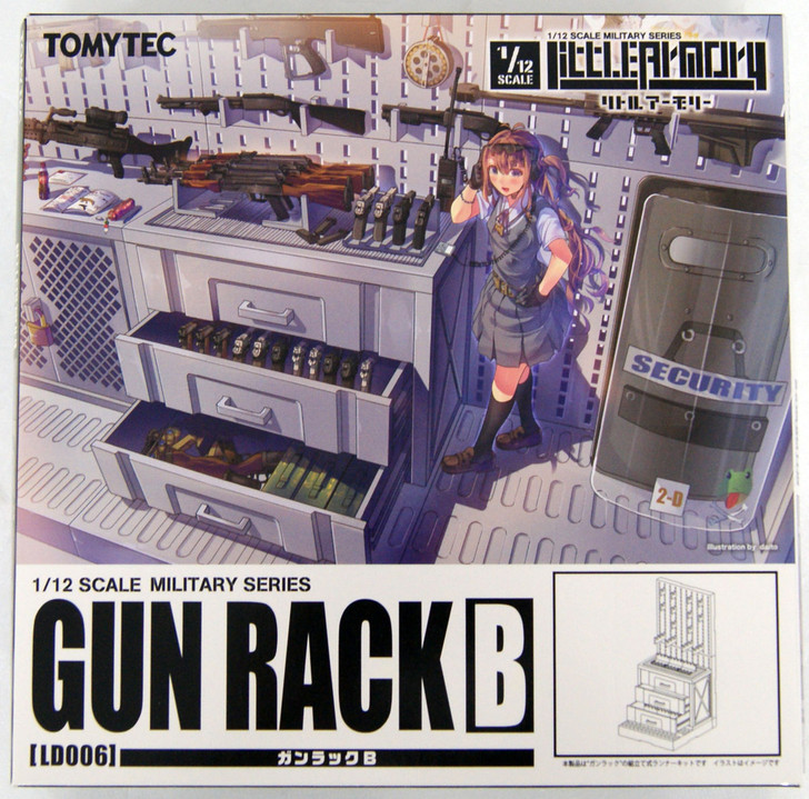 Tomytec LD006 Military Series Little Armory Gun Rack B 1/12 Kit