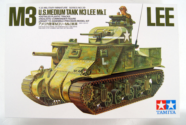 Tamiya 35039 US Medium Tank M3 Lee MkI 1/35 scale kit