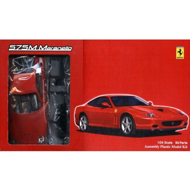 Fujimi FR-02 Ferrari 575M Maranello with Grade-Up Parts 1/24 Scale Kit