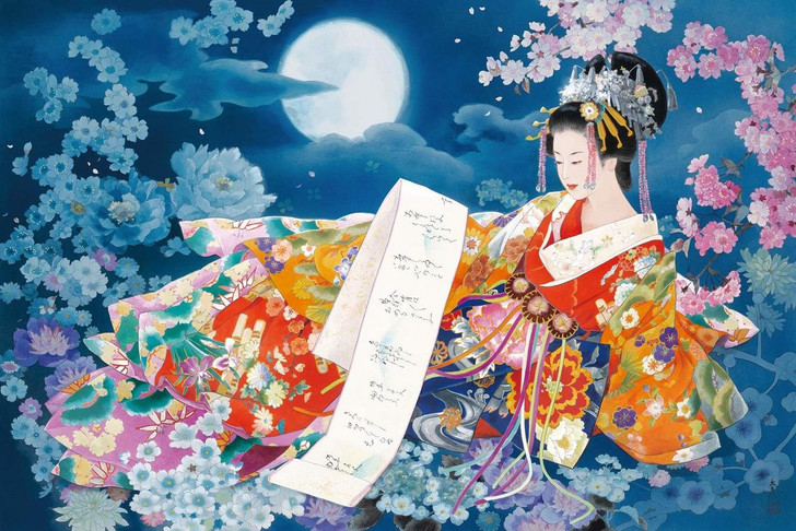 Epoch Jigsaw Puzzle 13-028 Haruyo Yumetsukiyo (1000 Pieces) Glowing Puzzle