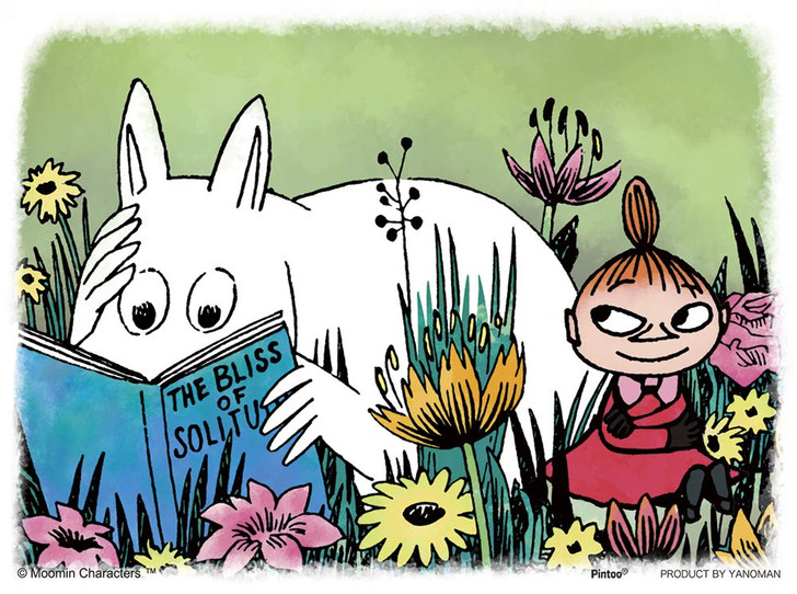 Yanoman Jigsaw Puzzle 2301-02 Moomin Reading Time (150 Plastic Pieces)