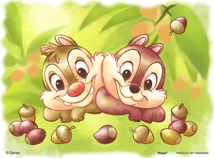 Yanoman Jigsaw Puzzle 2301-16 Disney Chip & Dale Good Friend (150 Plastic Pieces)