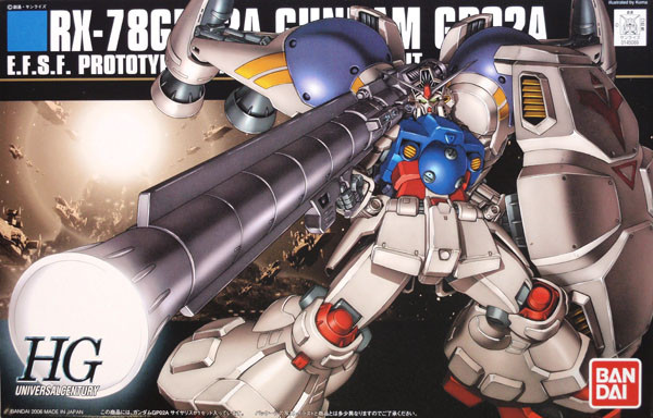 Bandai HGUC 066 Gundam RX-78GP02A GP02A 1/144 Scale Kit (4573102557193)