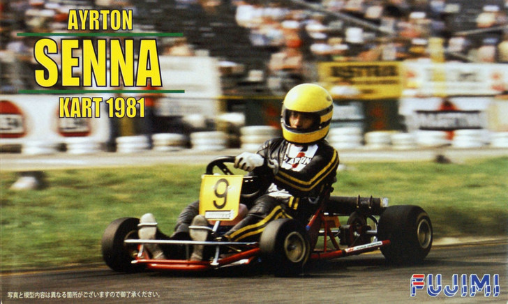 Fujimi KART-1 Ayrton Senna Kart 1981 1/20 Scale Kit (4968728091372)