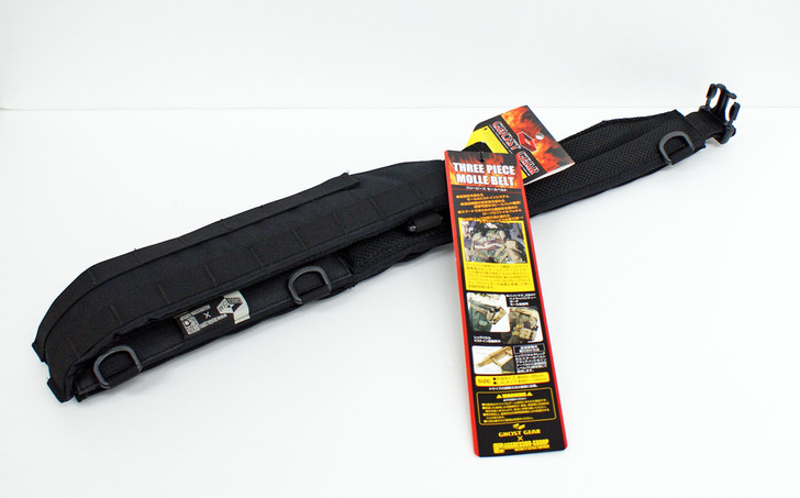 LAYLAX GHOST GEAR ウエストベルト Laylax Ghost Gear 3 Piece MOLLE Pad Belt Size L-XL Black 140449