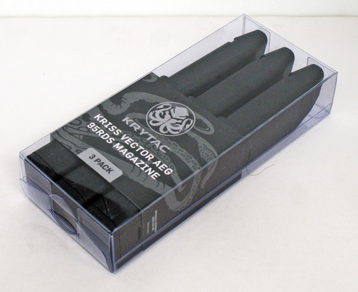 KRISS VECTOR AEG 95RDS マガジン 3パック KRYTAC 95 Rds Magazine For Kriss Vector AEG Airsoft Rifle (3pcs)