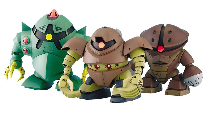 Bandai Gundam SD-238 Gogg & Acguy & Zock Set