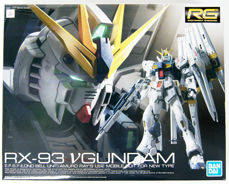 Bandai Rg 32 V Nu Gundam 1 144 Scale Kit Plazajapan