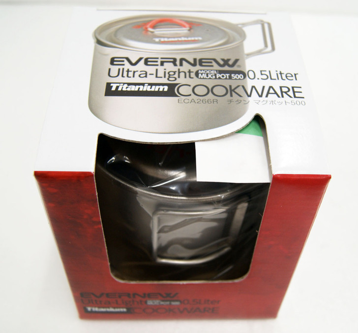 Evernew ECA266R Ultralight Series Titanium Mug Pot 500