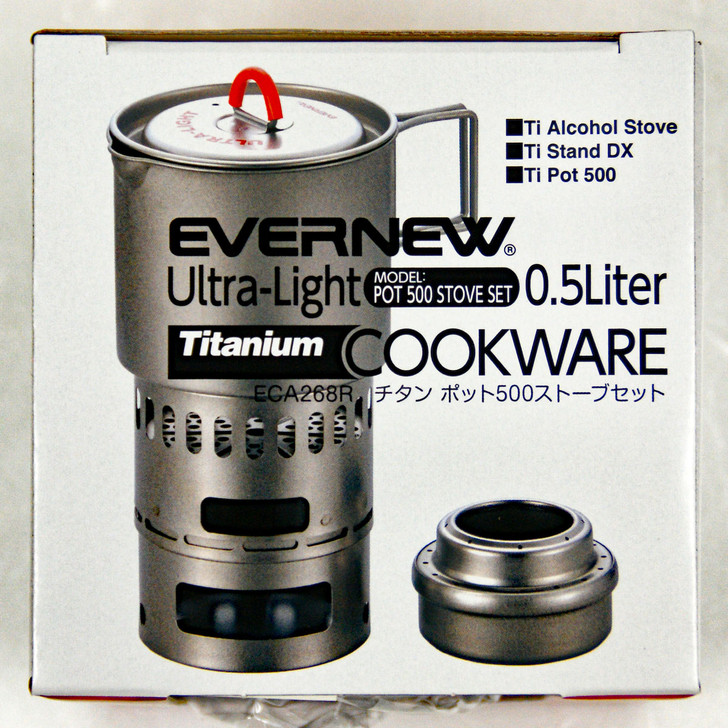 EVERNEW Ti Mug pot 500 Stove set ECA268R 【公式通販】