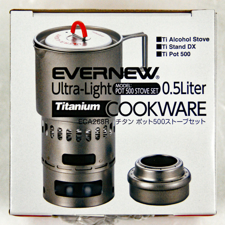 Evernew ECA268R Titanium Pot 500 w/Ti Stove