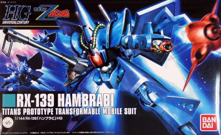 Bandai HGUC 145 Gundam RX-139 HAMBRABI 1/144 Scale Kit (4573102609717)
