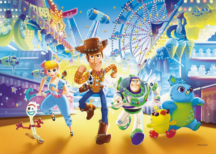 Epoch Jigsaw Puzzle 74-011 Disney Toy Story 4 Carnival Adventure