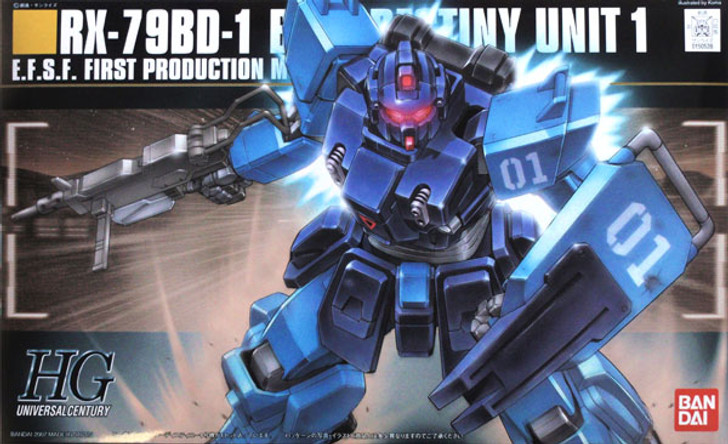 Bandai HGUC 080 Gundam RX-79BD-1 BLUE DESTINY 1/144 Scale Kit