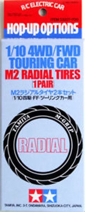 Tamiya 53227 (OP227) M2 Radial Tires (1Pair) For 1/10