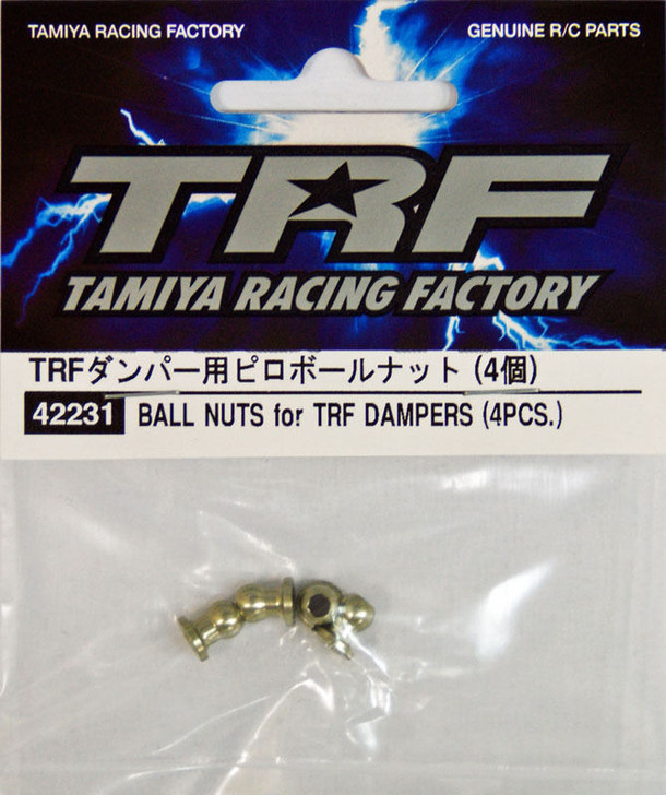 Tamiya 42231 Ball Nuts for TRF Dampers (4 Pcs)