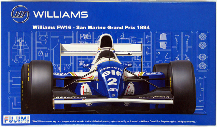 Fujimi GP14 090580 F1 Williams FW16 San Marino GP 1994 1/20 Scale Kit (4968728090580)