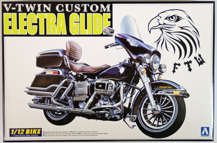 Aoshima Naked Bike 95 04807 Electra Glide (V-Twin Custom) 1/12 Scale Kit (4905083004807)