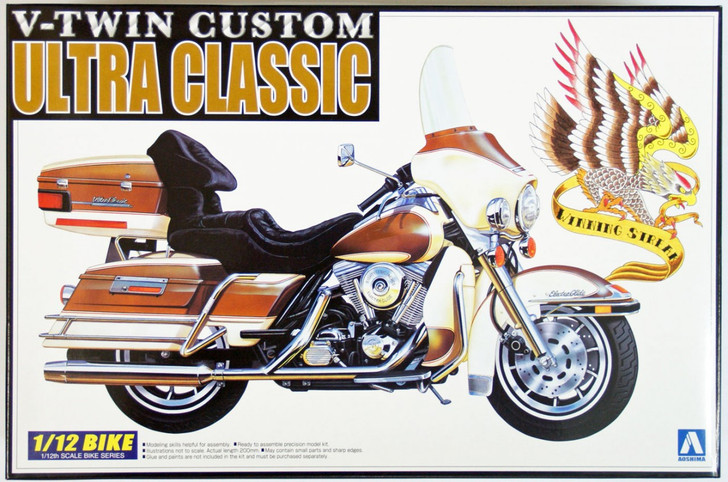 Aoshima Naked Bike 96 04814 Ultra Classic (V-Twin Custom) 1/12 Scale Kit (4905083004814)