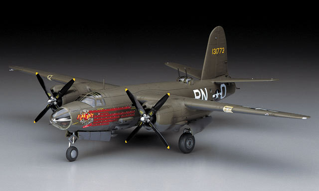 Hasegawa E26 B-26B/C MARAUDER (US Army Air Force Bomber) 1/72 Scale Kit (4967834015562)
