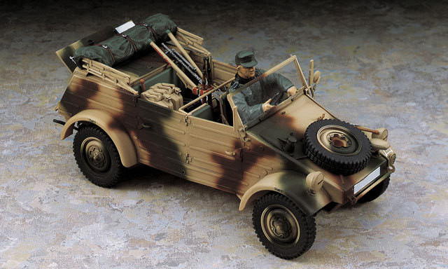 Hasegawa MV3 German Pkw.K1 Kubelwagen Type 82 1/24 Scale Kit (4967834245037)