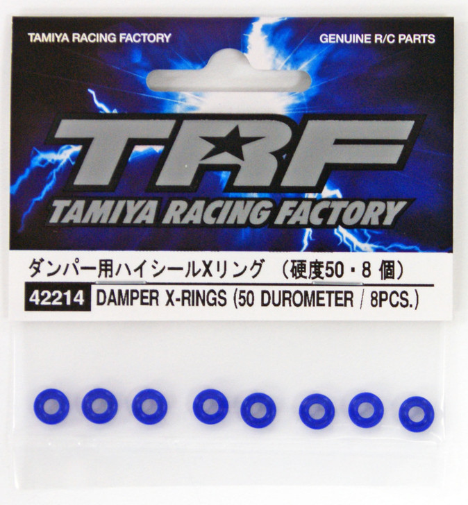 Tamiya 42214 Damper X Rings (50 Durometer/ 8 pcs)
