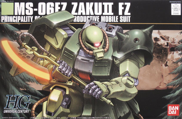 BANDAI MS-06J ZAKU II 1/144 フィギュア BANDAI HG 1/144 GUNDAM MS-06 ZAKU II Model Kit w/ Tracking