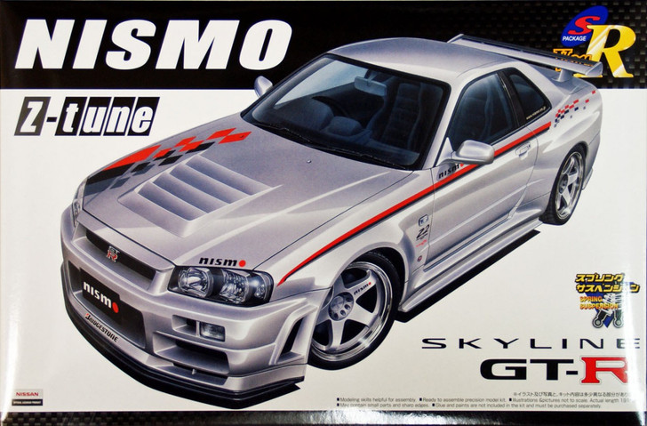 Aoshima 43509 Nissan Skyline GT-R (R34) NISMO Z-tune 1/24 Scale Kit