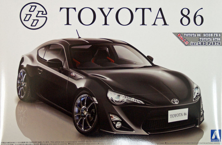 Aoshima 02230 Toyota 86 Custom Wheel 1/24 Scale Kit (4905083002230)