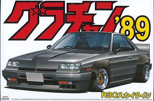 Aoshima 04104 Nissan Skyline (R30) Grachan '89 1/24 Scale Kit (4905083004104)