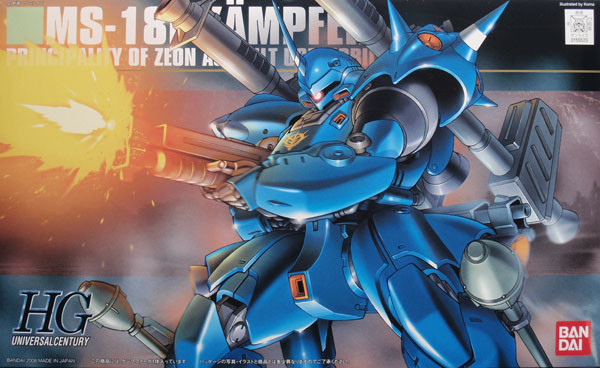 Bandai HGUC 089 Gundam MS-18E KAMPFER 1/144 Scale Kit (4573102579829)