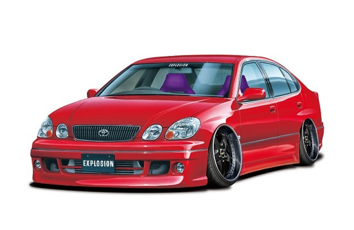アオシマ EXPLOSION アリスト JZS161 極シリーズ Aoshima 05408 Toyota Aristo EXPLOSION 1/24 Scale Kit - Plaza