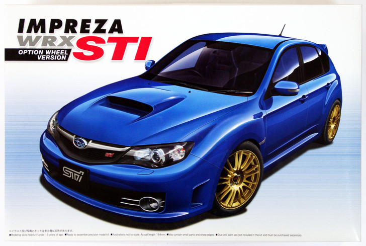 Aoshima 49747 Subaru Impreza WRX STI 2007 Option Wheel