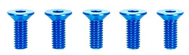 Tamiya 42330 RC 3x8mm CS Hex Head Screws (Blue/5pcs)