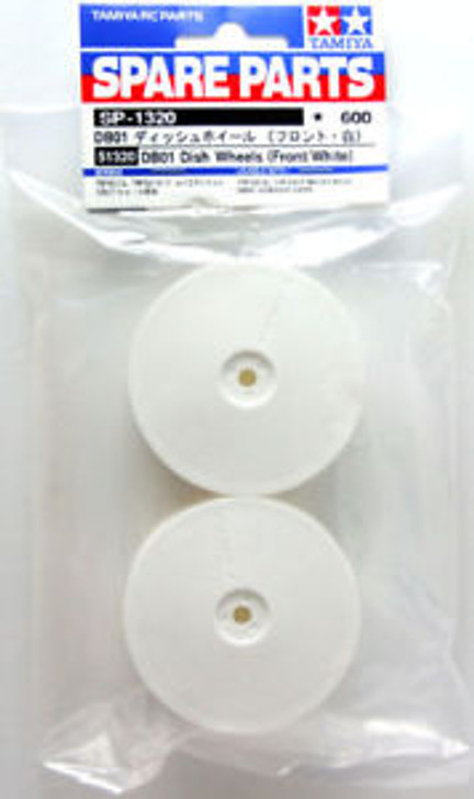 Tamiya 51320 (SP1320) DB01 Dish Wheels (Front / White)
