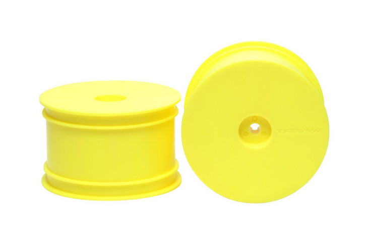 Tamiya 54287 (OP1287) DN01 Rear Dish Wheels (Fluorescent Yellow)