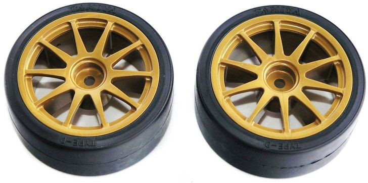 Tamiya 51219 (SP1219) Drift Tires Type D and Wheels (for all