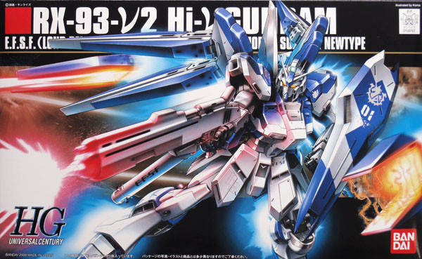Bandai HGUC 095 Gundam RX-93-V2 Hi-V (Hi-Nu) 1/144 Scale Kit (4573102595706)
