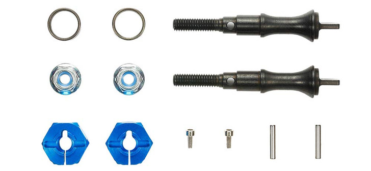 Tamiya 54857 T3-01 One-Piece Rear Axle Shaft Set