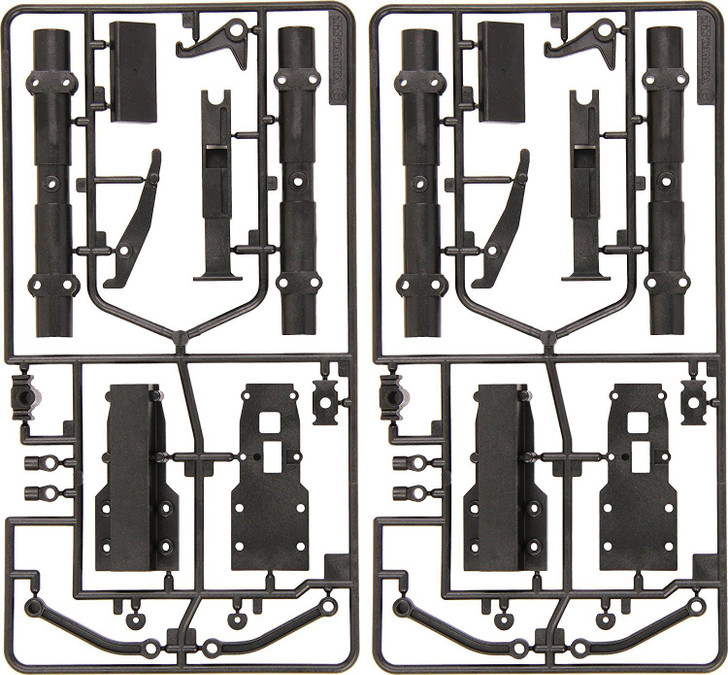 Tamiya 56525 (TROP25) RC Matte Finish Axle for Semi-Trailer