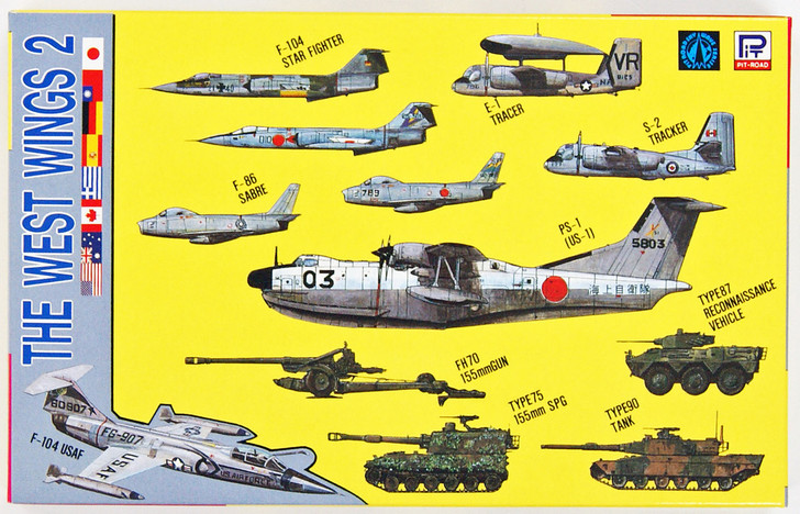 Pit-Road Skywave S-10 The West Wings 2 1/700 Scale Kit (4986470018089)