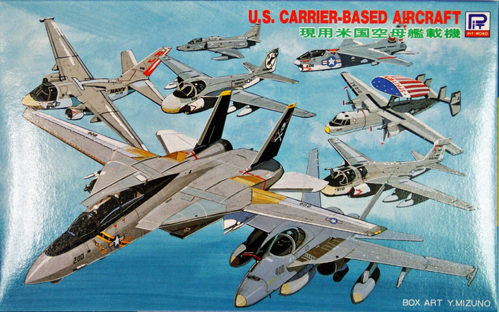Pit-Road Skywave S-12 US Carrier Based Aircrafts 1/700 Scale Kit (4986470018096)