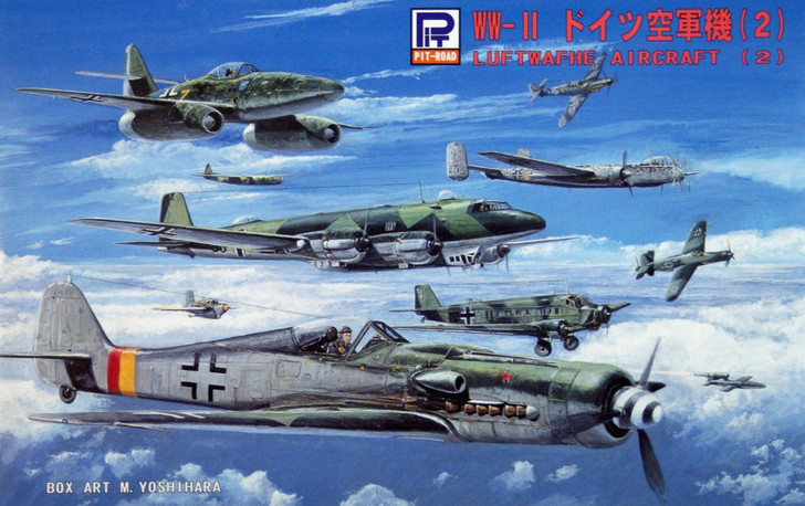 Pit-Road Skywave S-19 German Luftwaffe Aircraft 2 1/700 Scale Kit (4986470018331)