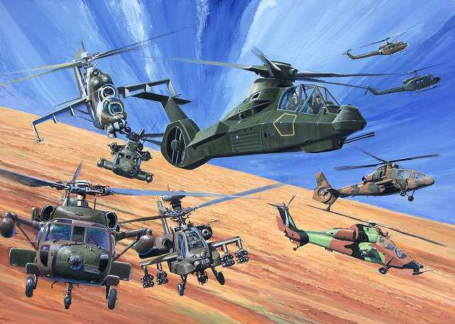 Pit-Road Skywave S-25 Military Helicopters 1/700 Kit (4986470013404)