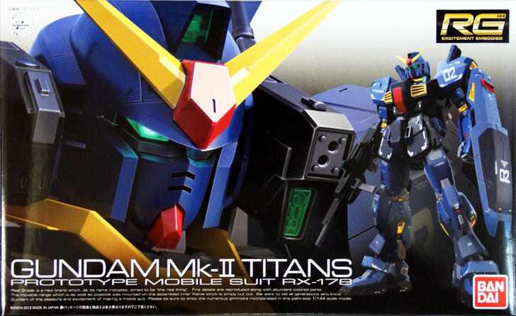 Bandai RG 07 Gundam Mk-II Titans RX-178 1/144 Scale Kit (4573102615978)