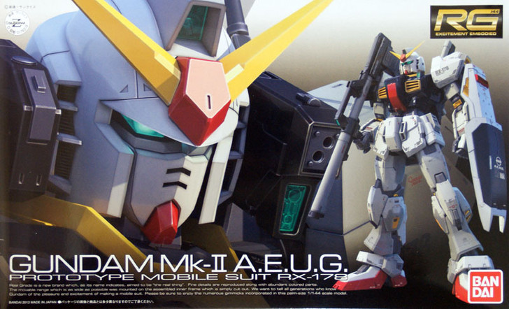 Bandai RG 08 Gundam Mk-II A.E.U.G. Prototype RX-178 1/144 Scale Kit (4573102615985)