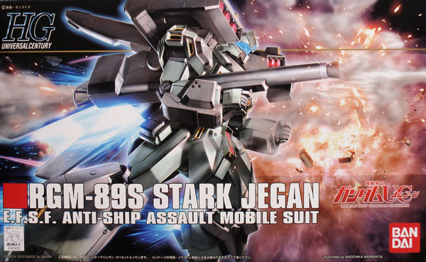 Bandai HGUC 104 Gundam RGM-89S STARK JEGAN 1/144 Scale Kit (4573102591616)
