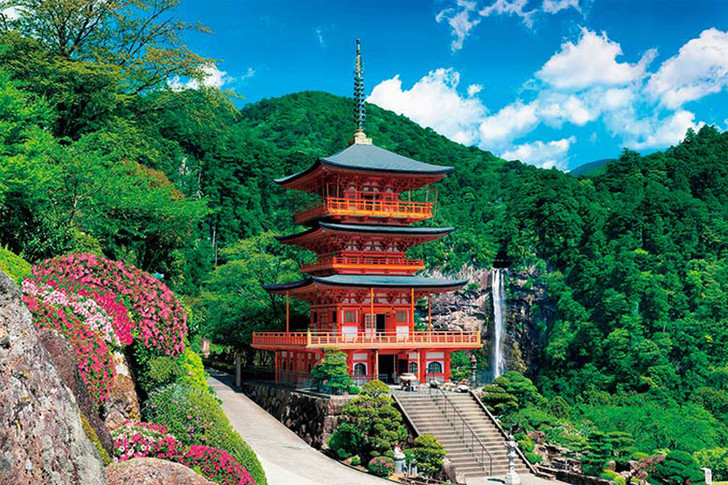 Epoch Jigsaw Puzzle 10-781 Japanese Scenery Temple Wakayama (1000 Pieces)