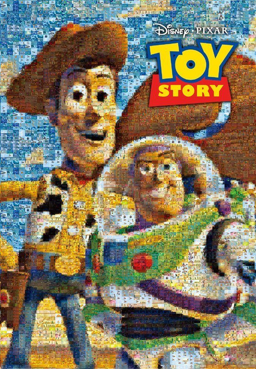 Tenyo Japan Jigsaw Puzzle D-1000-453 Disney Mosaic Art Toy Story