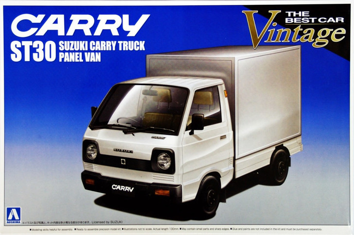 Aoshima 00267 Suzuki Carry Truck ST30 Panel Van 1/24 Scale Kit (4905083000267)